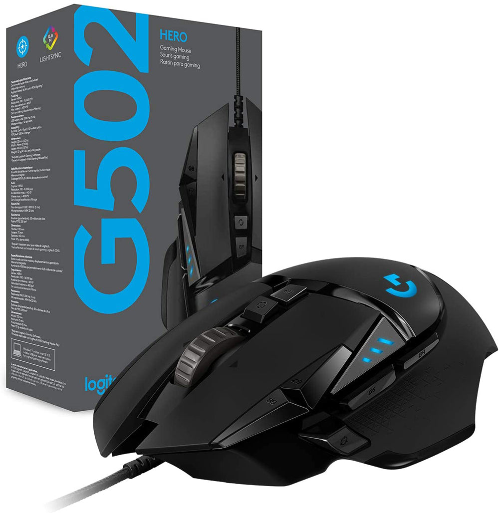 Logitech G502 HERO Gaming Mouse - China Version – Mizzo Shopping