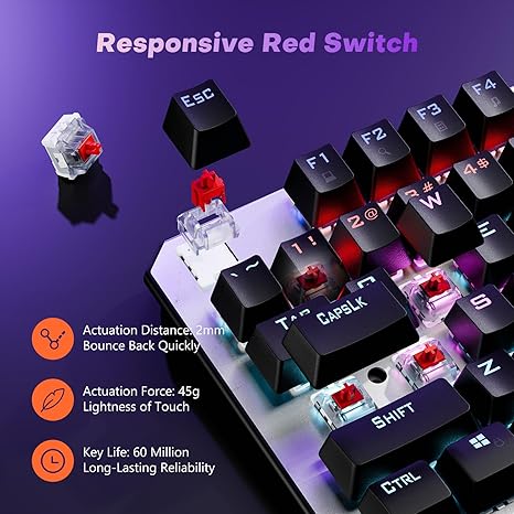AULA F2067 TKL Mechanical Gaming Keyboard