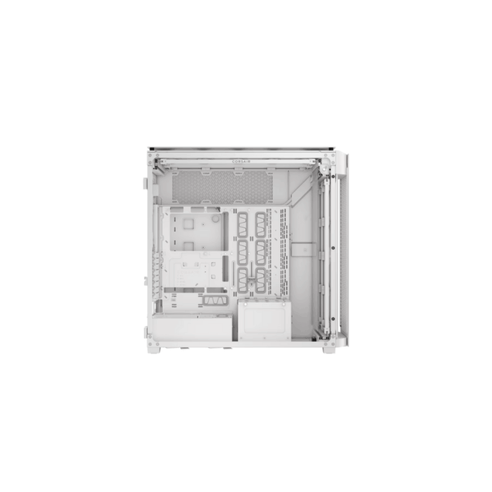 CORSAIR 9000D iCUE LINK Airflow Super-Tower PC Case – Tempered Glass – White