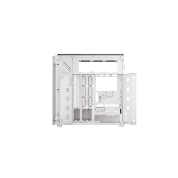 CORSAIR 9000D iCUE LINK Airflow Super-Tower PC Case – Tempered Glass – White