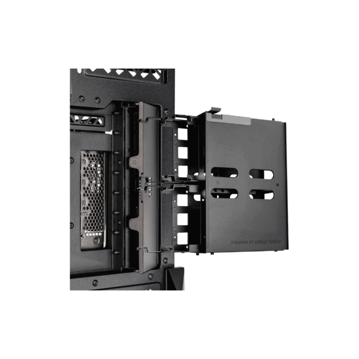 Cooler Master HAF 700 E-ATX Full-Tower Case – High Airflow – Tempered Glass – Black