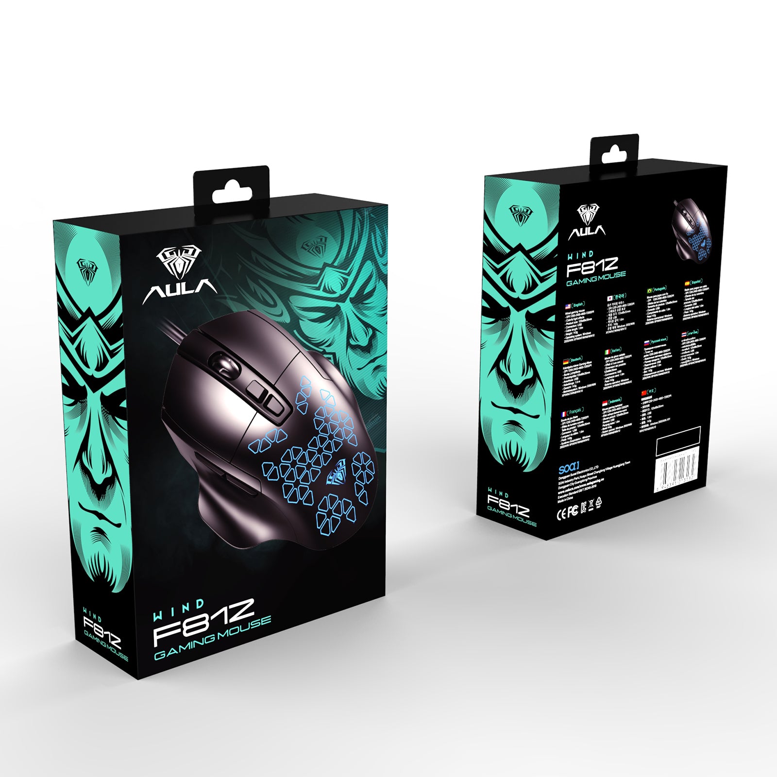 AULA F812 Wired Gaming Mouse