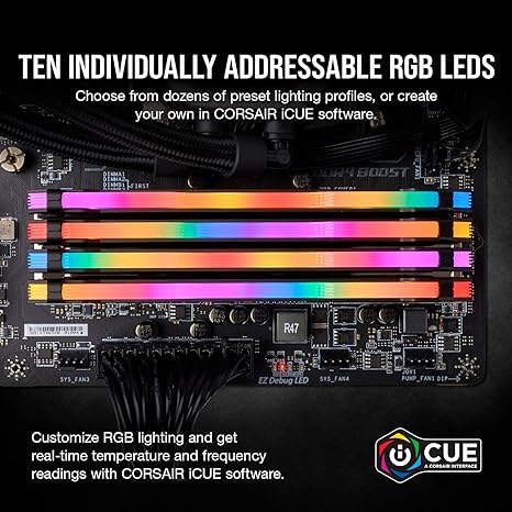 Corsair Vengeance RGB Pro 32GB (2x16GB) DDR4 3600MHz RAM Kit