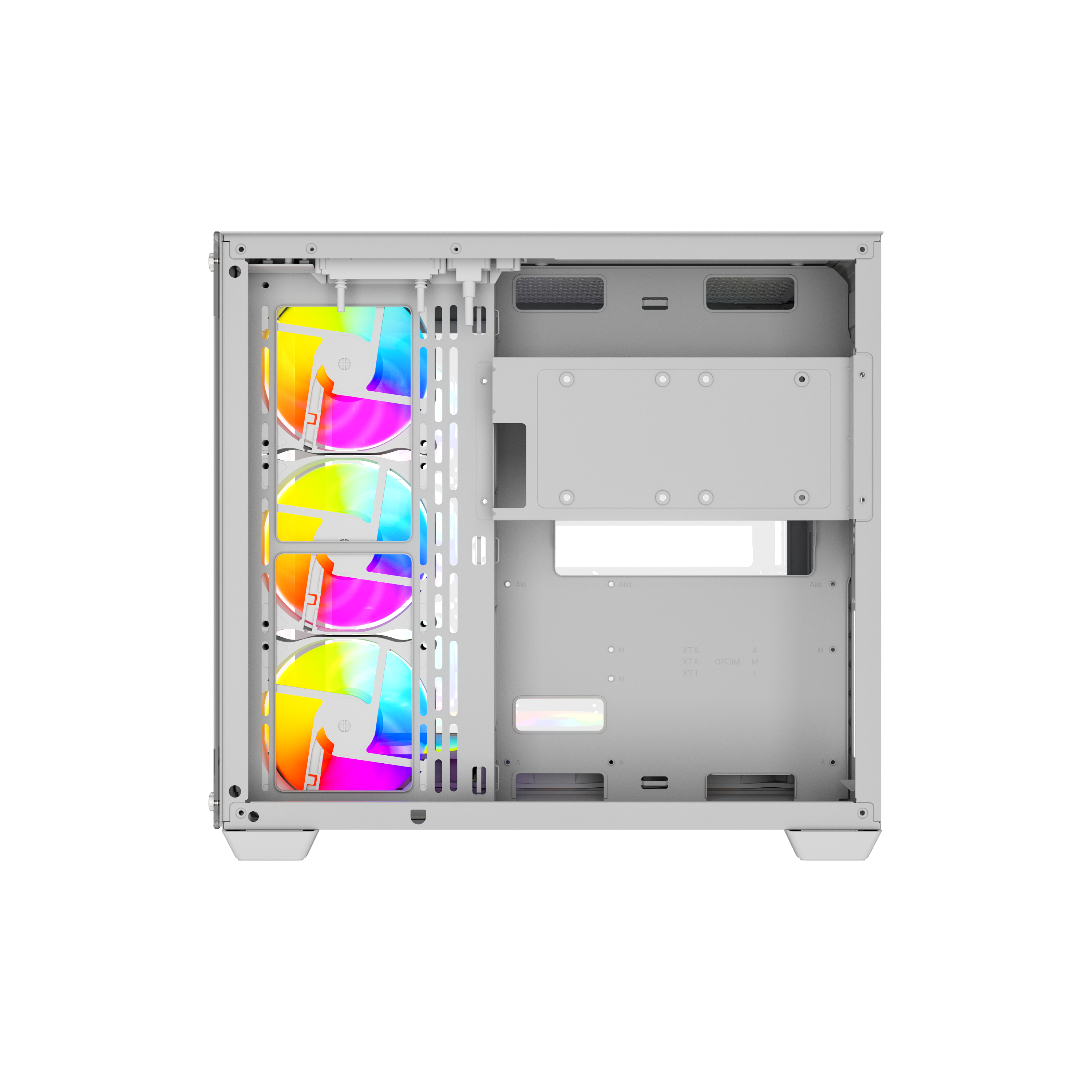 MN-3000W Tokyo White 7Fan ARGB MNTOB Case