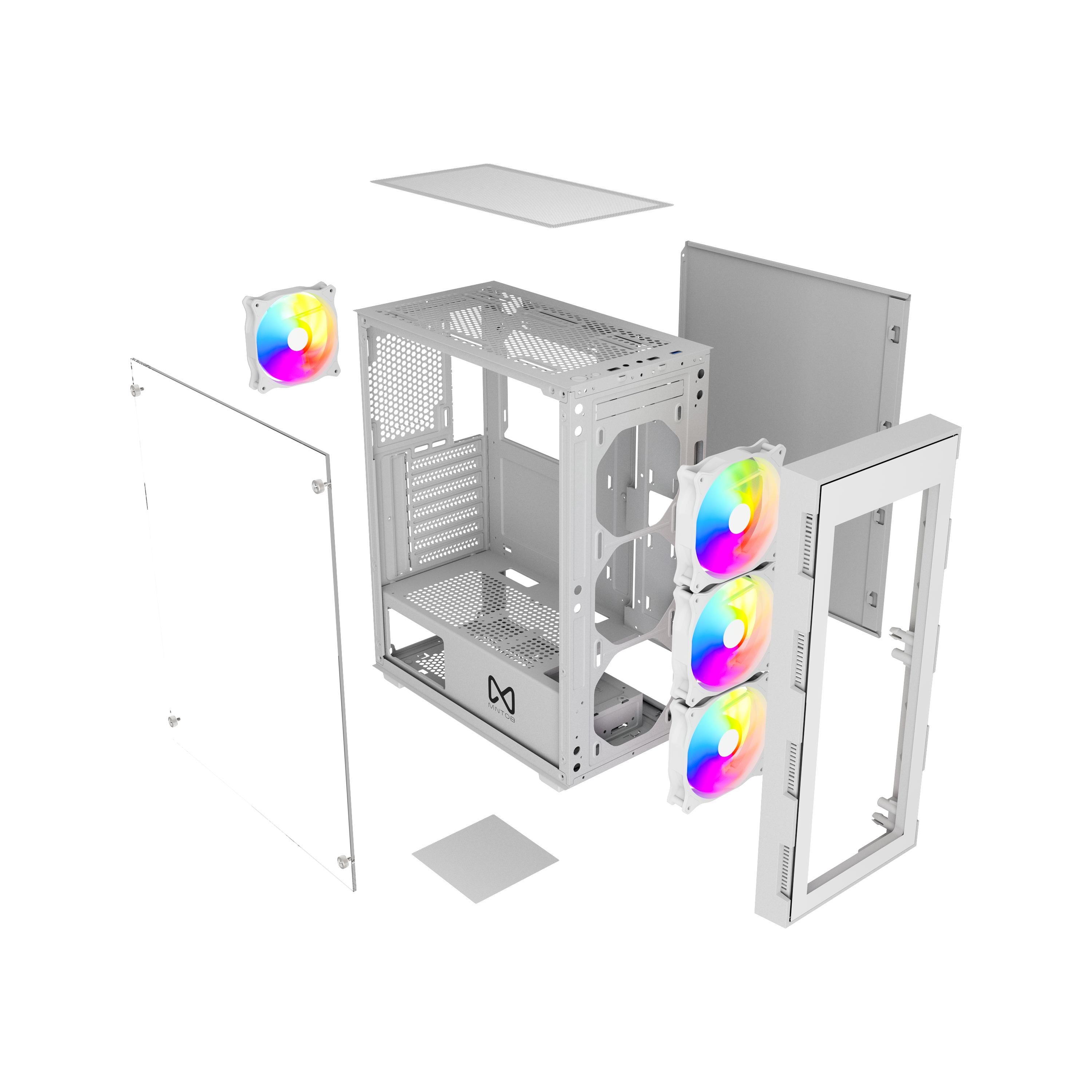 MN-2090W MNTOB CASE ELITE GLASS WHITE