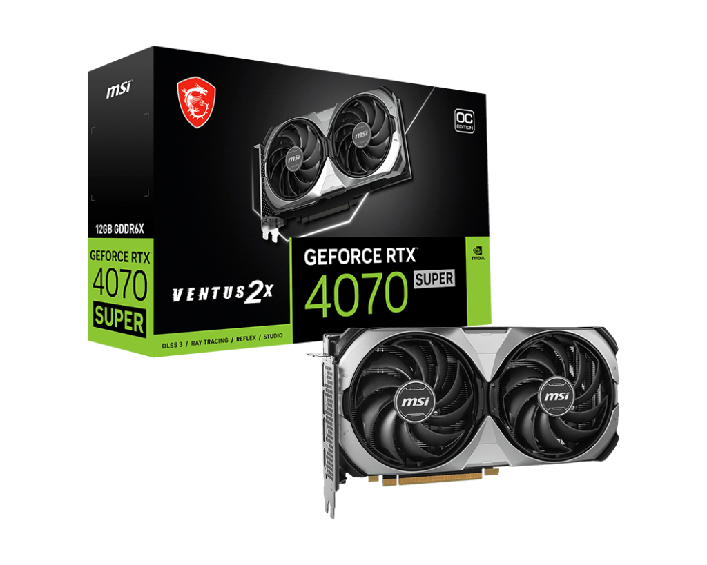 MSI GeForce RTX™ 4070 SUPER 12G VENTUS 2X OC