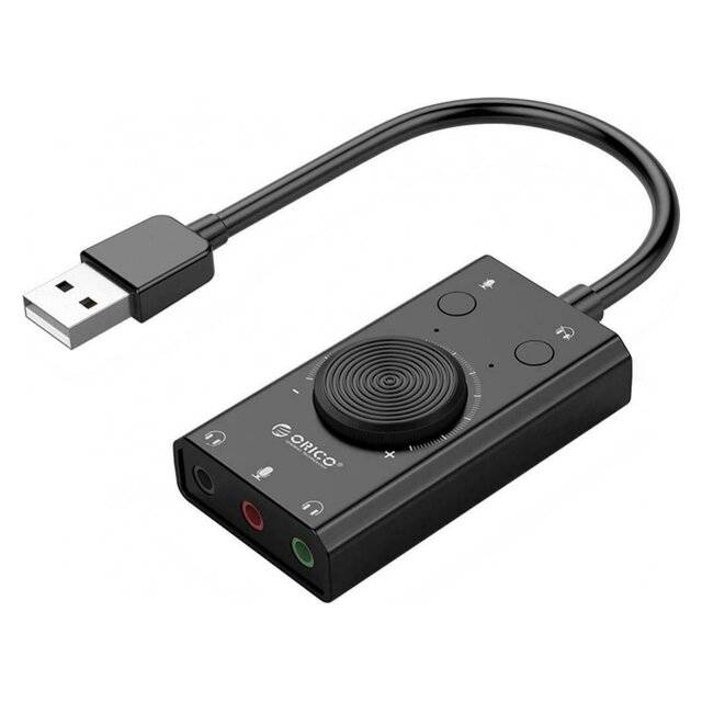 Orico SC2 External Sound Card Adapter 3-AUX