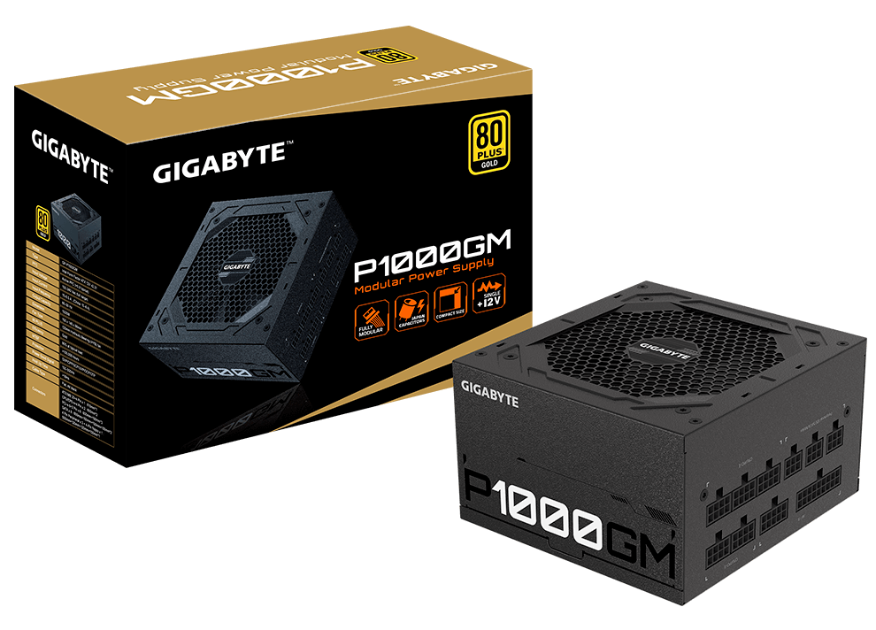 GIGABYTE P1000GM 1000W Gold Power Supply