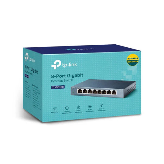 TP-Link TL-SG108 V9 8-Port Gigabit Desktop Switch