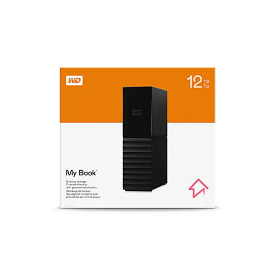 WD My Book 12TB Desktop External Hard Drive