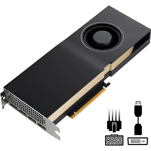 PNY NVIDIA RTX A5000 Graphics Card - 24GB ECC GDDR6 VRAM, 8192 CUDA Cores, Ampere Architecture