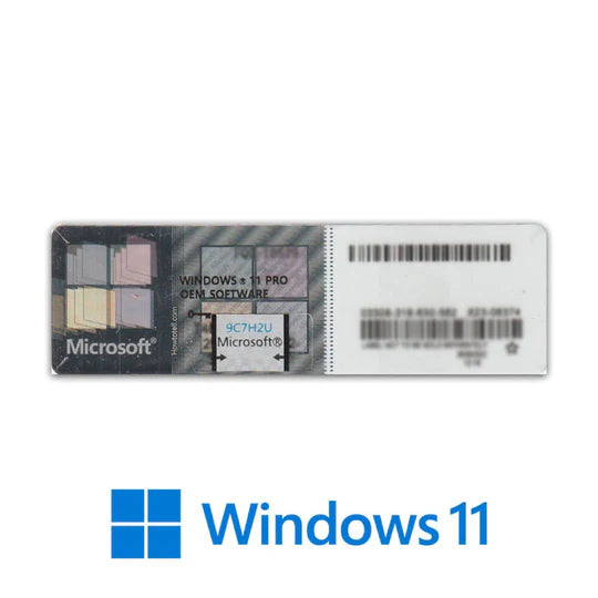 Windows 11 Pro Original License Key Sticker