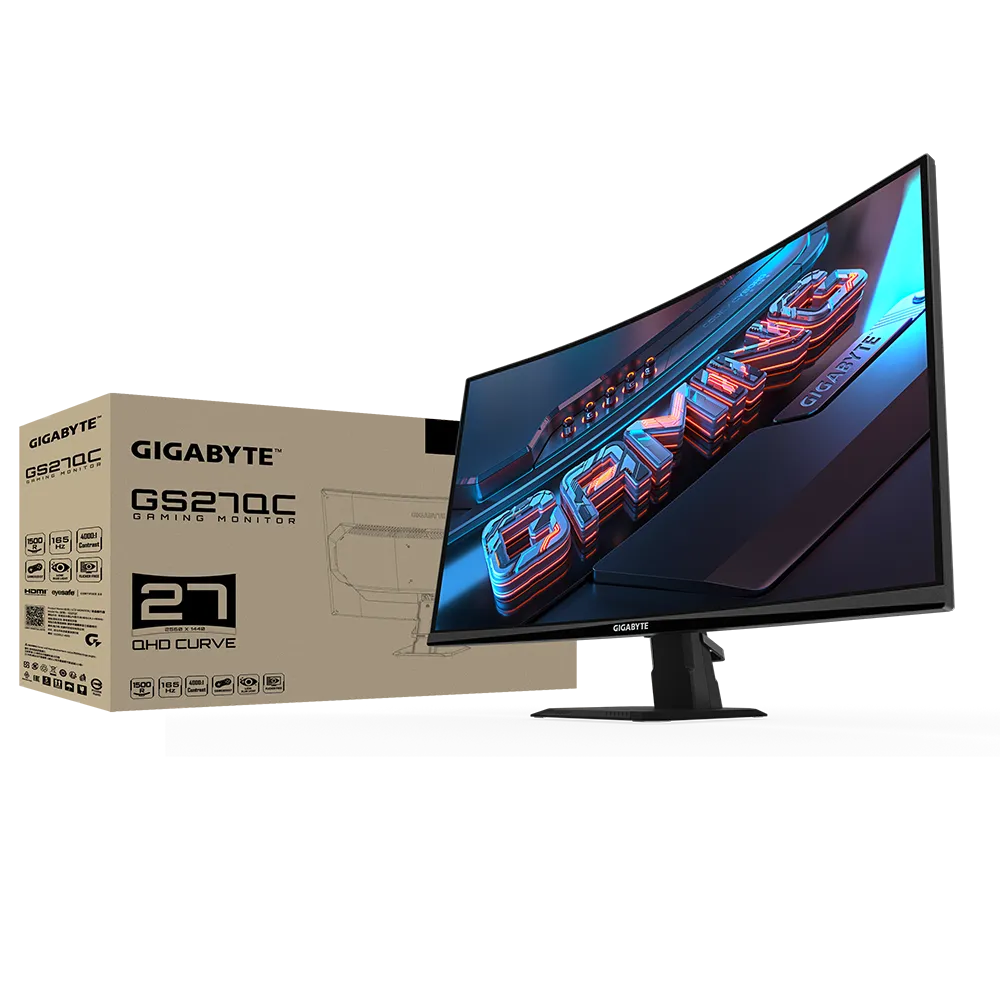 GIGABYTE GS27QC Gaming Curved Monitor