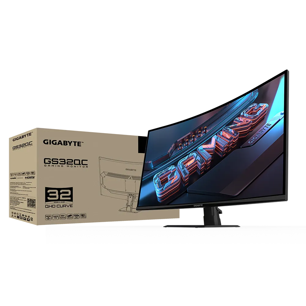 GIGABYTE GS32QC Gaming Curved Monitor