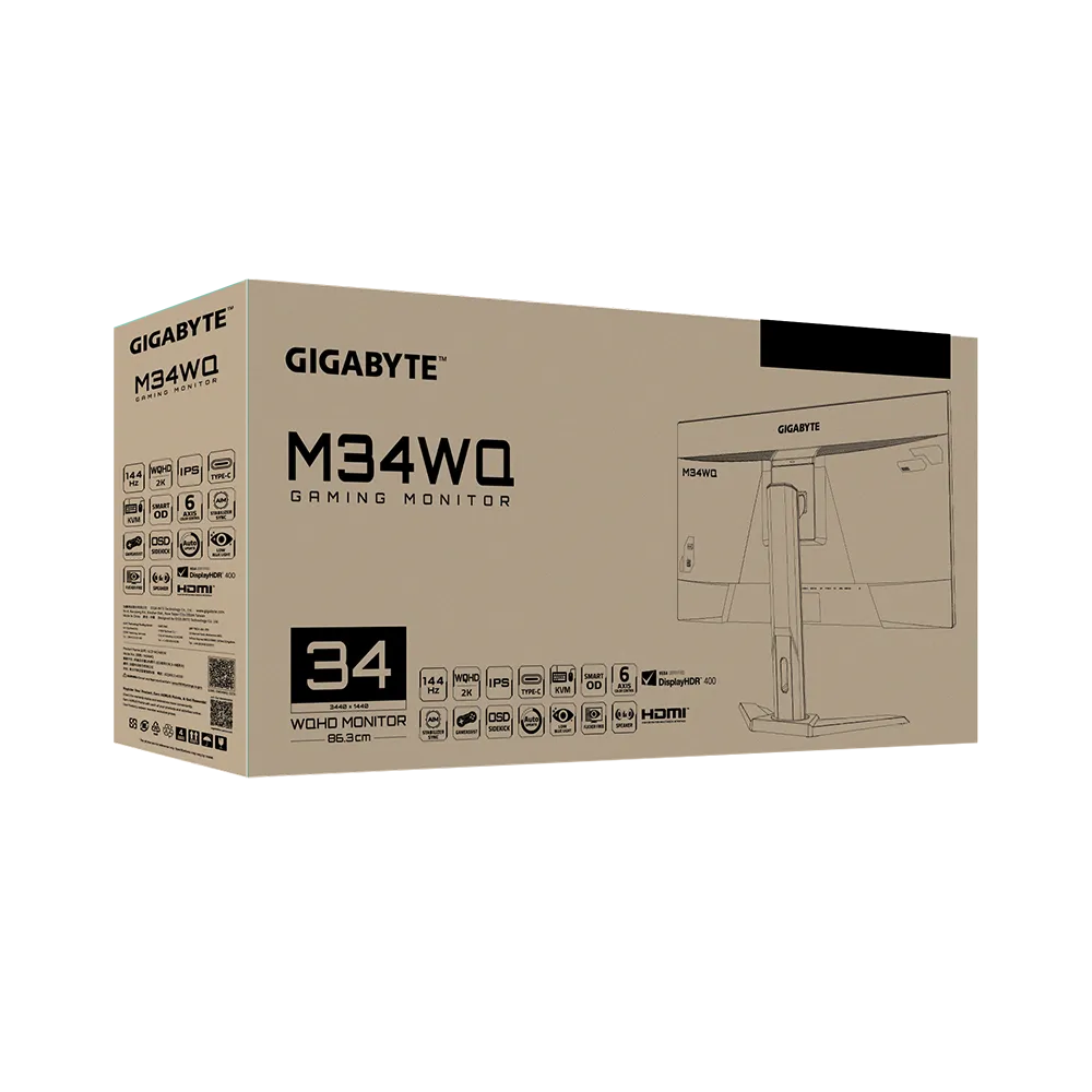 GIGABYTE M34WQ 34