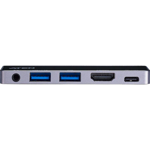 ATEN USB-C Travel Dock with Power Pass-Through