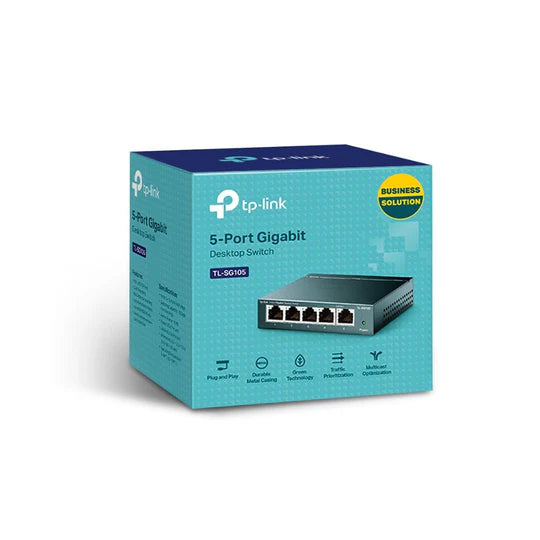 TP-Link TL-SG105 V8 5-Port Gigabit Desktop Switch