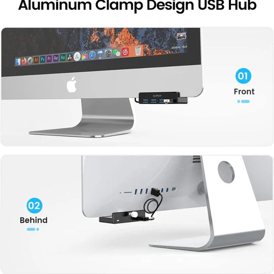 ORICO Aluminum Alloy Clip-Type USB 3.0 HUB