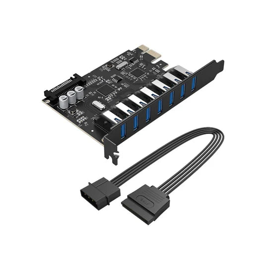 ORICO 7-Port USB 3.0 PCI-E Expansion Card Model PVU3-7U