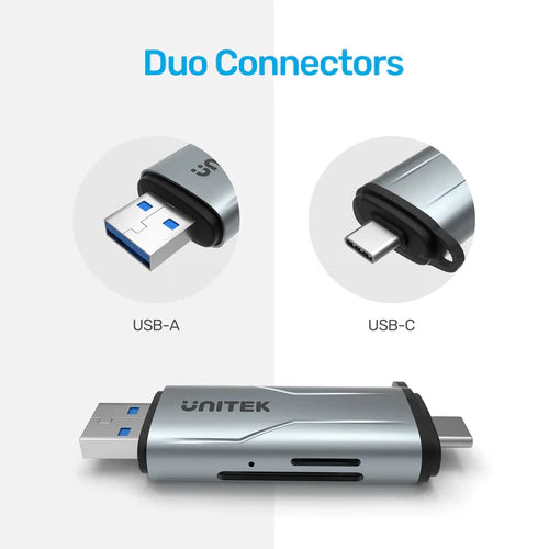 UNITEK 2 in 1 SD 3.0 Card Reader