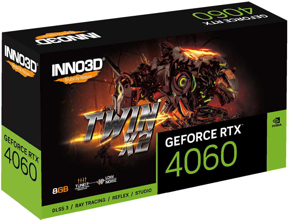 INNO3D GeForce RTX™ 4060 TWIN X2 Graphics Card