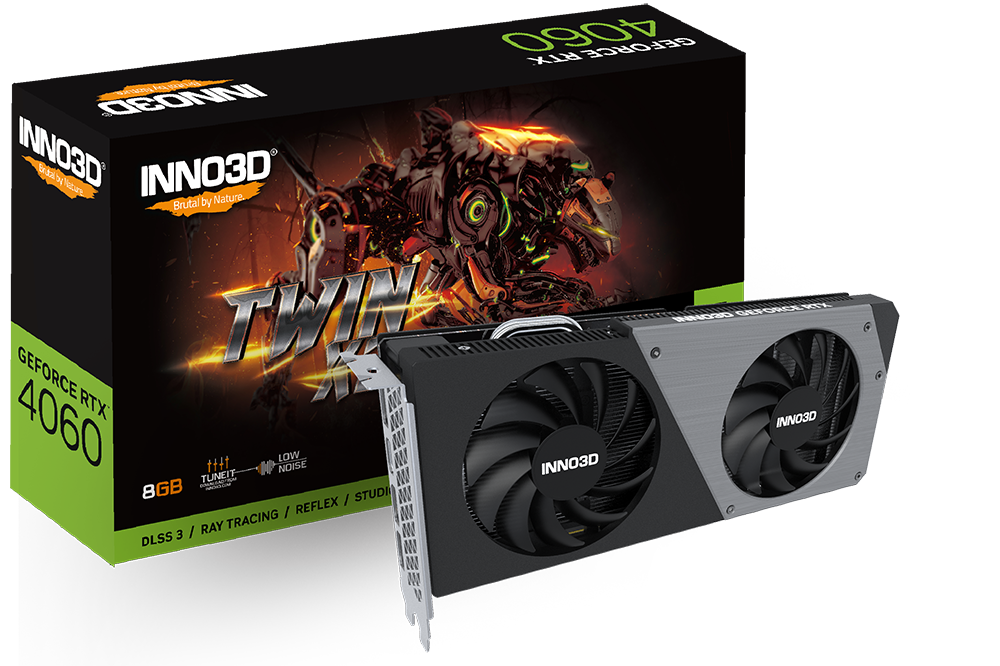 INNO3D GeForce RTX™ 4060 TWIN X2 Graphics Card