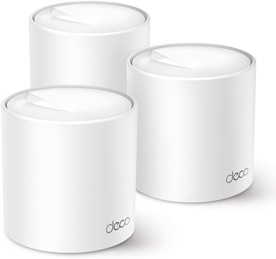 TP-Link Deco X50 AX3000 Whole Home Mesh Wi-Fi 6 System (3-Pack) – Dual-Band, High-Speed Connectivity