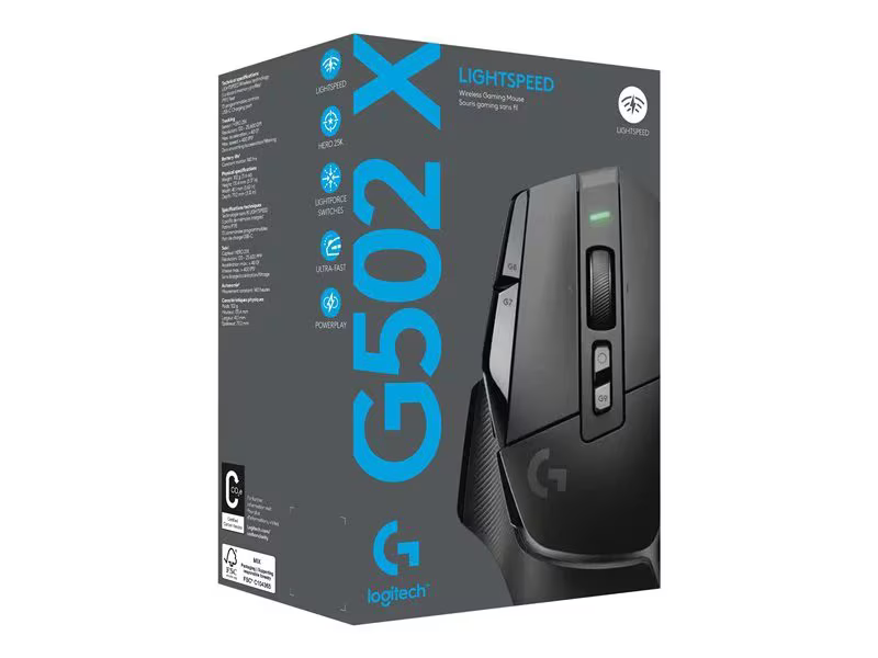 Logitech G502 X LIGHTSPEED Wireless Gaming Mouse