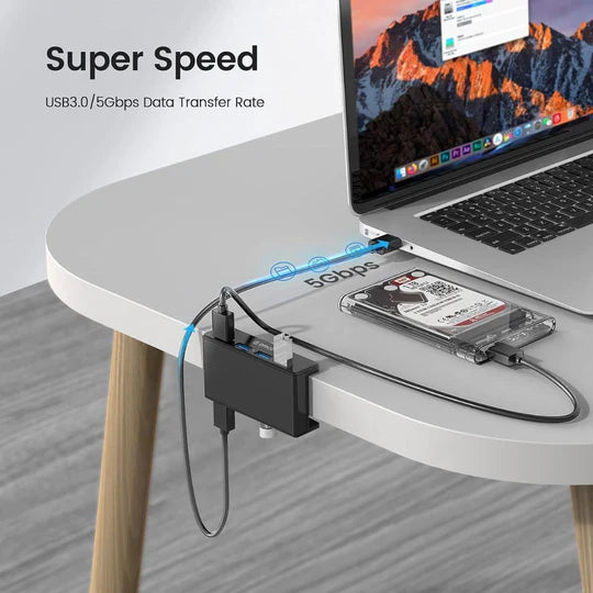 ORICO Aluminum Alloy Clip-Type USB 3.0 HUB