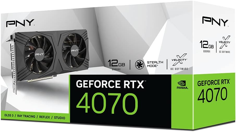 PNY GeForce RTX 4070 12GB Verto Dual Fan