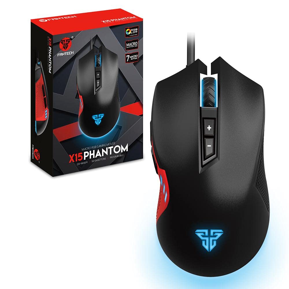 Fantech X15 Phantom Macro RGB Wired Gaming Mouse