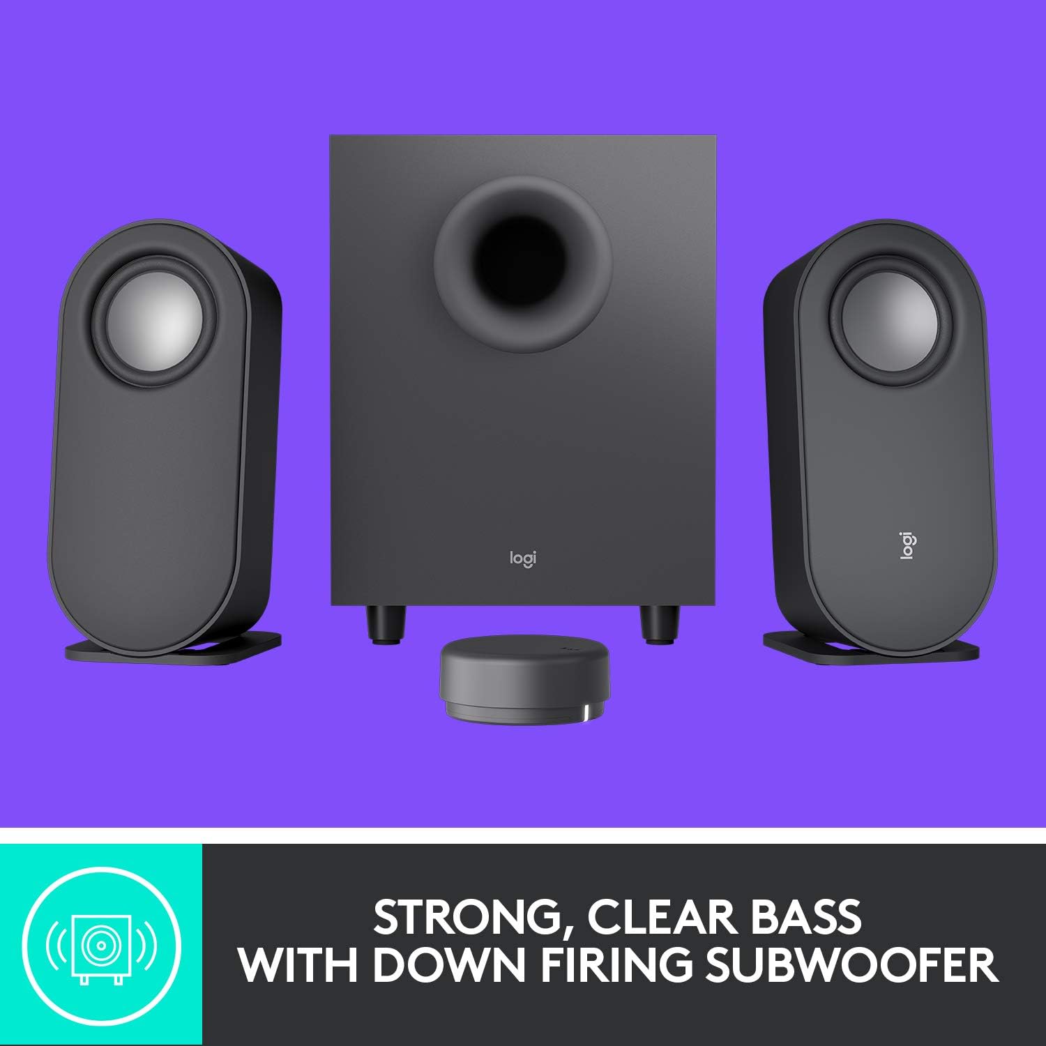 Logitech Z407 Bluetooth Speakers with Subwoofer & Wireless Control