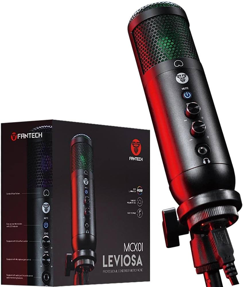 Fantech MCX-01 Leviosa RGB Professional Condenser Microphone