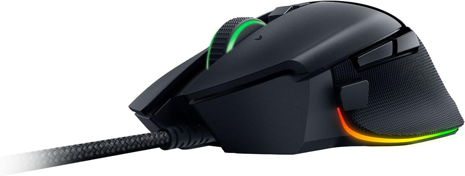 Razer Basilisk V3 Ergonomic Gaming Mouse – 26K DPI, Chroma RGB, 11 Buttons ZY