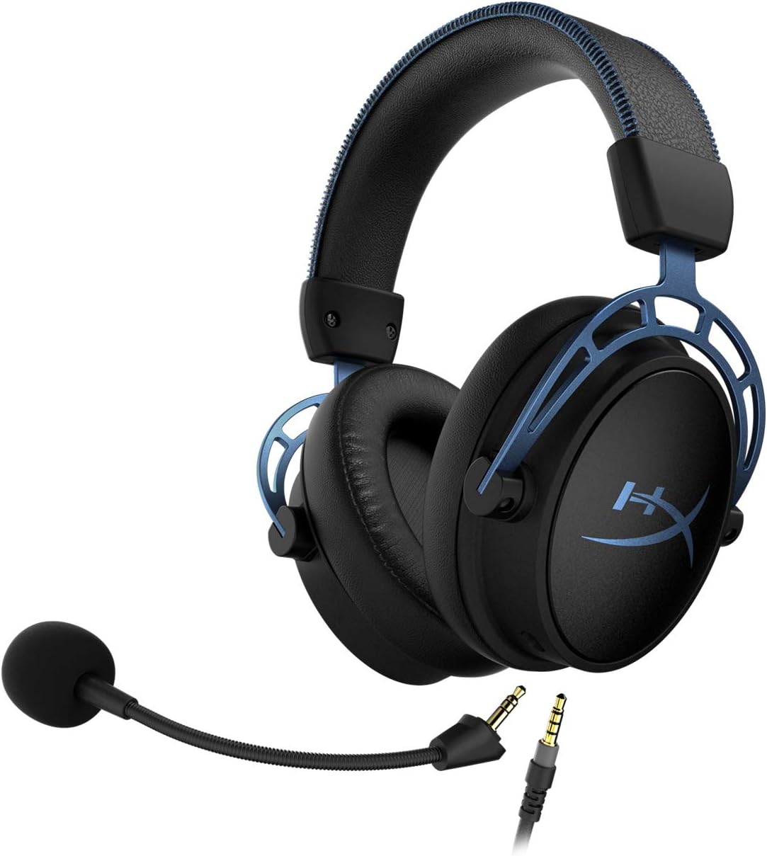 HyperX Cloud Alpha S – Wired PC Gaming Headset with 7.1 Surround Sound and Bass Adjustment