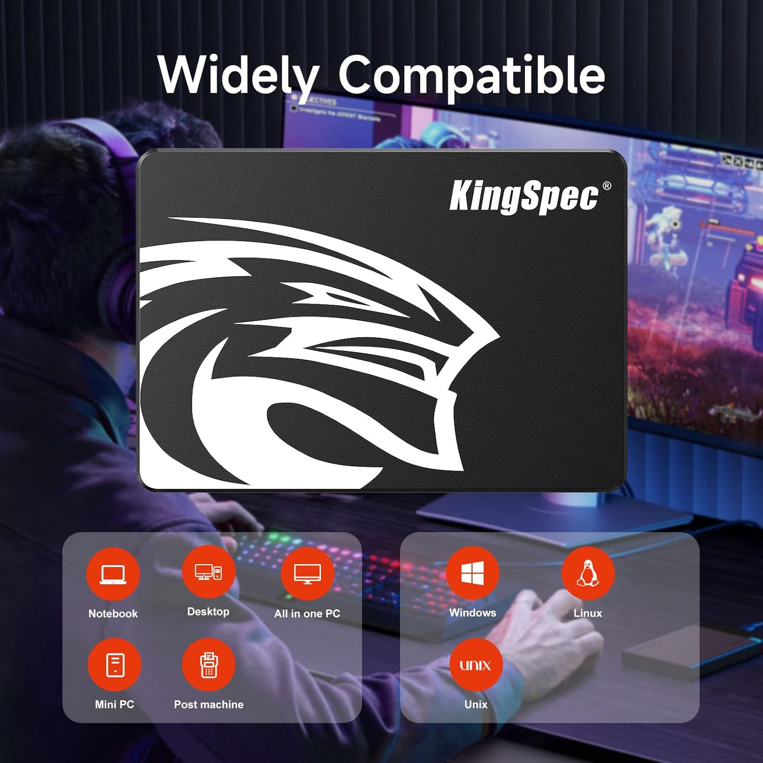 KingSpec 512GB SATA III SSD 2.5