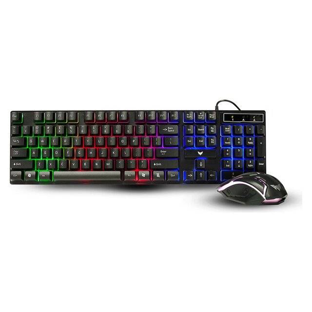 Crown CMCKG-201 Gaming Keyboard & Mouse Combo