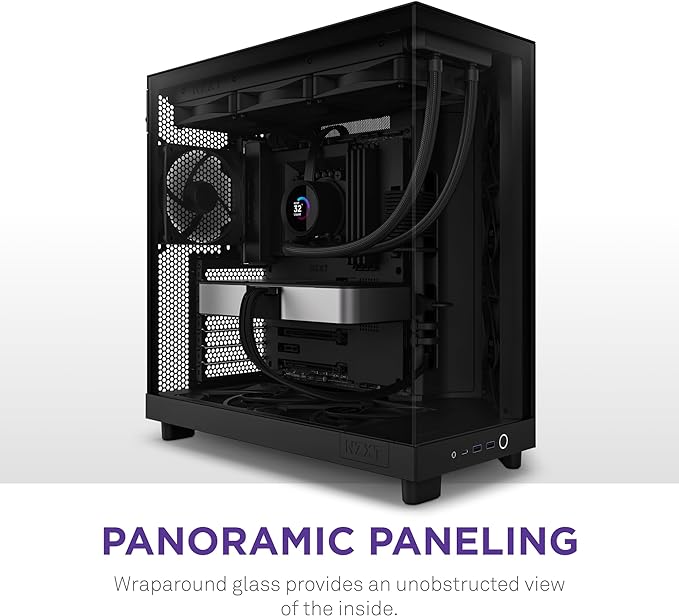 NZXT H6 Flow Compact Dual-Tower Case Black