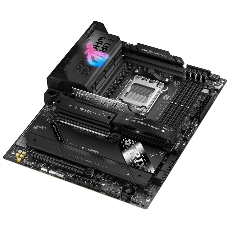 ASUS ROG Strix X870E-E Gaming WiFi Motherboard – AMD AM5, DDR5, WiFi 7, ATX, 3-Year Warranty