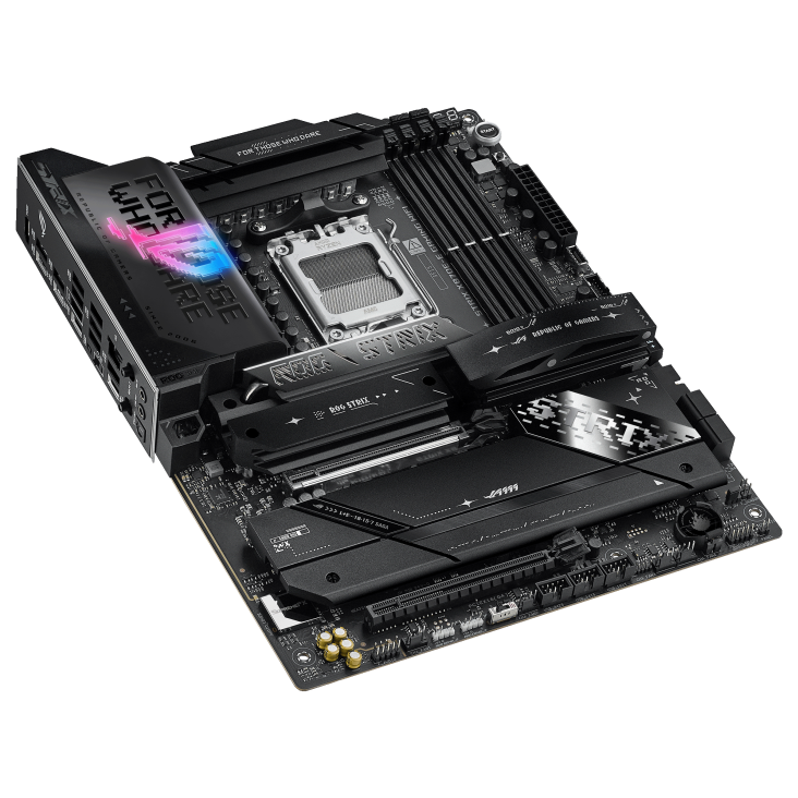 ASUS ROG Strix X870E-E Gaming WiFi Motherboard – AMD AM5, DDR5, WiFi 7, ATX, 3-Year Warranty