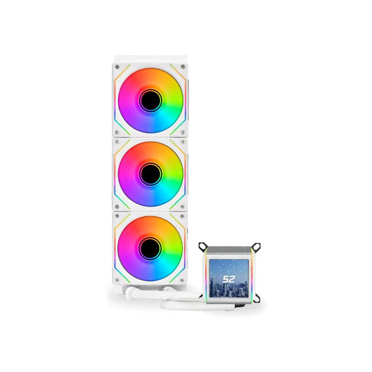 LIAN LI GALAHAD II LCD SL-INF 360 ARGB AIO Liquid Cooler White