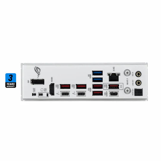 ASUS ROG Strix Z890-A Gaming WiFi Motherboard – LGA 1851, DDR5, WiFi 7, ATX, White, 3-Year Warranty