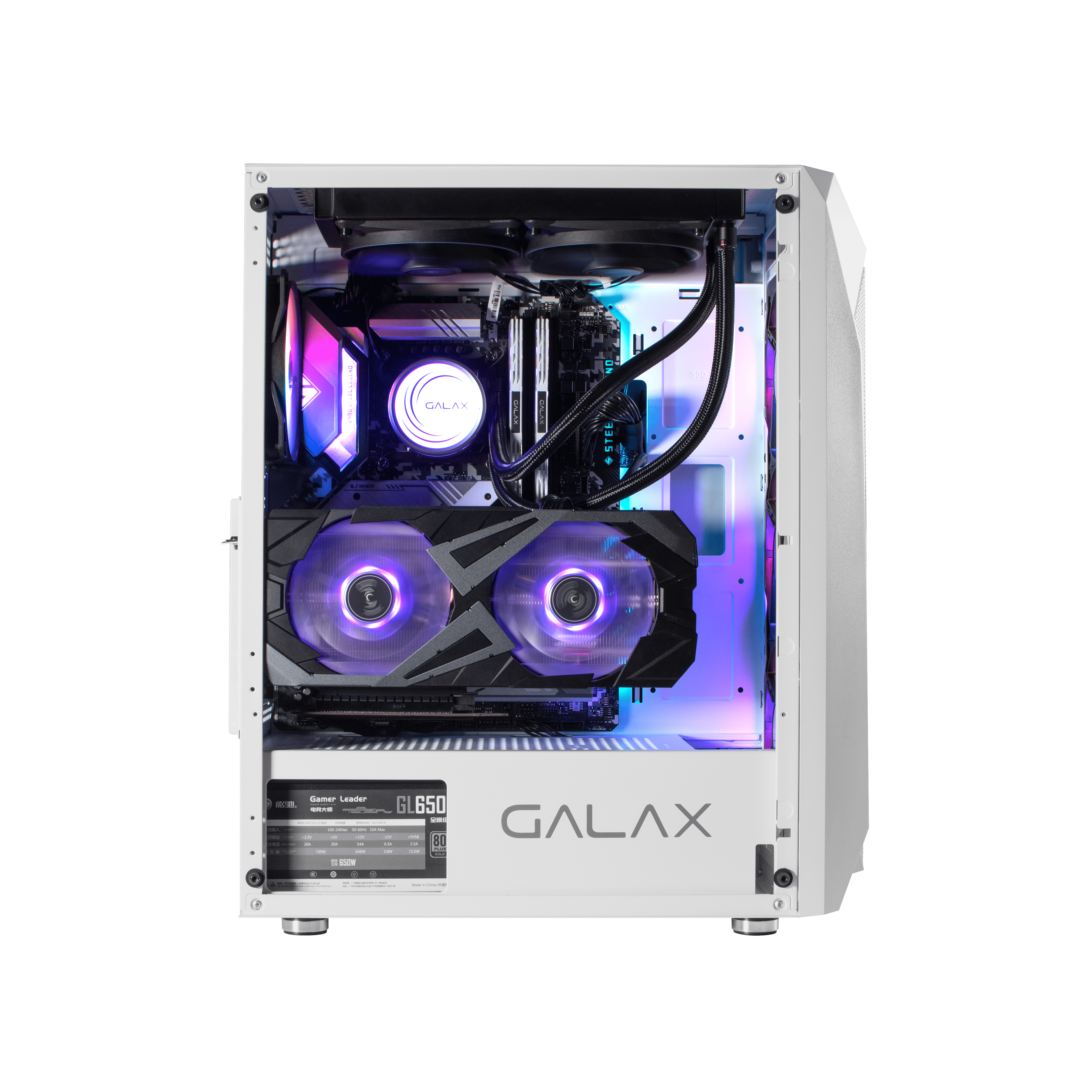 GALAX Revolution 05 White Case