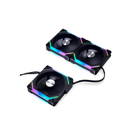 LIAN LI UNI FAN SL120 V2 Triple Pack ARGB Black