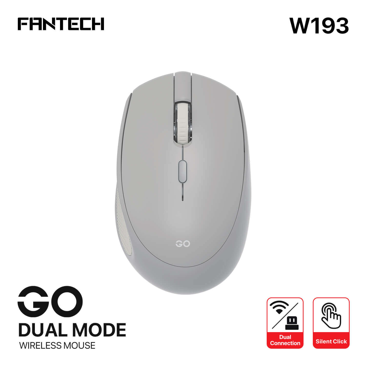 Fantech Go W193 Dual Wireless Bluetooth Mouse