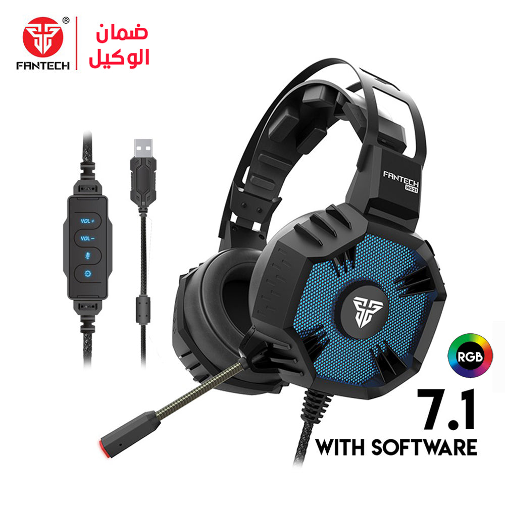 HEXAGON 7.1 HG21 GAMING HEADSET BLACK