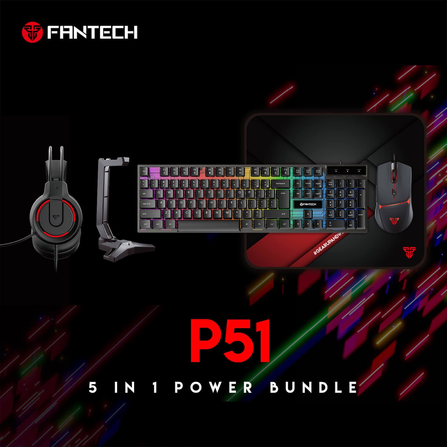 Fantech P51 5-In-1 Combo