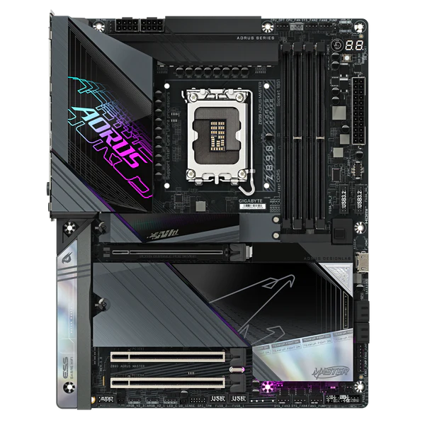 Gigabyte Z890 AORUS MASTER Motherboard for Intel® Core™ Ultra, DDR5, PCIe 5.0, Wi-Fi 7, Thunderbolt™ 4, ATX