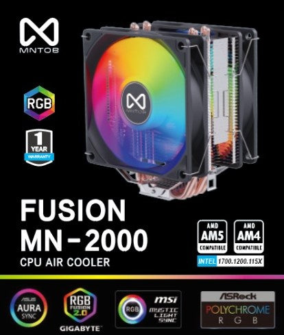 MNTOB MN-2000 FUSION ARGB Air Cooler