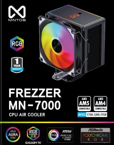 MNTOB MN-7000 FREZZER ARGB CPU Cooler